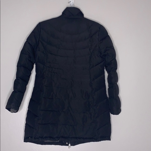 Avenue plus Petite Black Elongated Puffer Jacket fleece medium - Picture 2 of 8